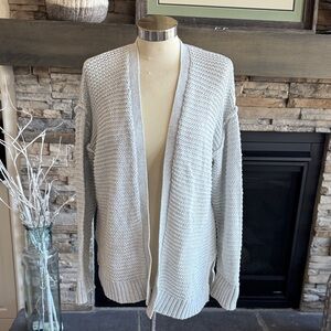 UpWest Women's Soft Gray Knit Cardigan